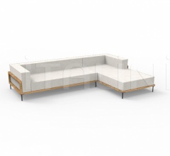 Модульный диван CLEO TEAK MODULAR SOFA Модульный диван CLEO TEAK MODULAR SOFA фабрика Talenti