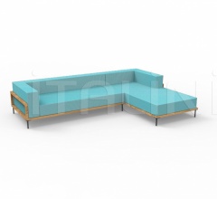 Модульный диван CLEO TEAK MODULAR SOFA Модульный диван CLEO TEAK MODULAR SOFA фабрика Talenti