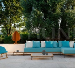 Модульный диван CLEO TEAK MODULAR SOFA Модульный диван CLEO TEAK MODULAR SOFA фабрика Talenti