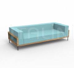 Диван CLEO TEAK THREE-SEATER SOFA Диван CLEO TEAK THREE-SEATER SOFA фабрика Talenti