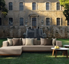 Диван CLEO TEAK THREE-SEATER SOFA Диван CLEO TEAK THREE-SEATER SOFA фабрика Talenti