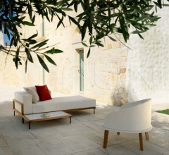 Модульный диван CLEO TEAK MODULAR SOFA Модульный диван CLEO TEAK MODULAR SOFA фабрика Talenti