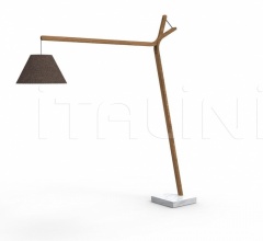 Итальянские Уличные светильники - Напольный светильник CLEO TEAK FLOOR LAMP фабрика Talenti
