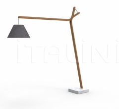 Итальянские Уличные светильники - Напольный светильник CLEO TEAK FLOOR LAMP фабрика Talenti