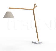 Итальянские Уличные светильники - Напольный светильник CLEO TEAK FLOOR LAMP фабрика Talenti
