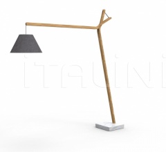 Итальянские Уличные светильники - Напольный светильник CLEO TEAK FLOOR LAMP фабрика Talenti