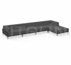 Модульный диван CLEO ALU MODULAR SOFA Модульный диван CLEO ALU MODULAR SOFA фабрика Talenti