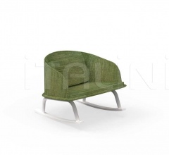 Кресло CLEO ALU ROCKING CHAIR Кресло CLEO ALU ROCKING CHAIR фабрика Talenti