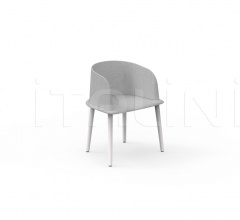 Стул CLEO ALU PADDED TUB CHAIR Стул CLEO ALU PADDED TUB CHAIR фабрика Talenti
