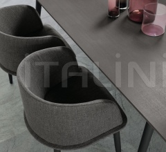 Стул CLEO ALU PADDED TUB CHAIR Стул CLEO ALU PADDED TUB CHAIR фабрика Talenti