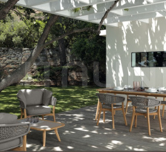 Кресло MOON//TEAK LIVING ARMCHAIR Кресло MOON//TEAK LIVING ARMCHAIR фабрика Talenti