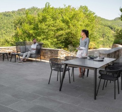 Стол обеденный MOON//ALU 160/215×90 EXTENDIBLE DINING TABLE Стол обеденный MOON//ALU 160/215×90 EXTENDIBLE DINING TABLE фабрика Talenti