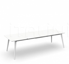 Стол обеденный MOON//ALU 200/260×100 EXTENDIBLE DINING TABLE Стол обеденный MOON//ALU 200/260×100 EXTENDIBLE DINING TABLE фабрика Talenti