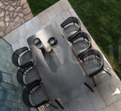 Стол обеденный MOON//ALU 240/300×100 EXTENDIBLE DINING TABLE Стол обеденный MOON//ALU 240/300×100 EXTENDIBLE DINING TABLE фабрика Talenti