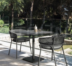 Стол обеденный MOON//ALU SQUARE TABLE Стол обеденный MOON//ALU SQUARE TABLE фабрика Talenti