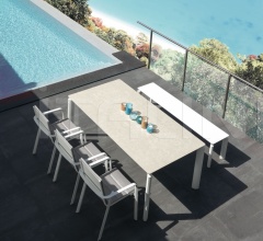 Стол обеденный MILO 160×95 CERAMIC DINING TABLE Стол обеденный MILO 160×95 CERAMIC DINING TABLE фабрика Talenti