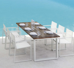 Стол обеденный ESSENCE 220×102 ALU TABLE Стол обеденный ESSENCE 220×102 ALU TABLE фабрика Talenti