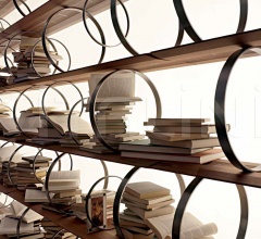 Итальянские Гостиная - Стеллаж flying circles Итальянские Гостиная - Стеллаж flying circles фабрика Ceccotti Collezioni