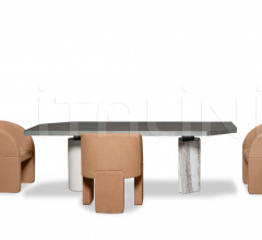 Итальянские Столовая - Стул с подлокотниками LAZYBONES фабрика Baxter