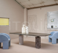 Итальянские Столовая - Стул с подлокотниками LAZYBONES фабрика Baxter