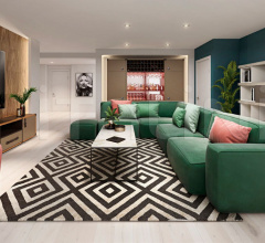 Итальянские Диваны - Модульный диван BOSTON PURE A4634/00 фабрика Coleccion Alexandra