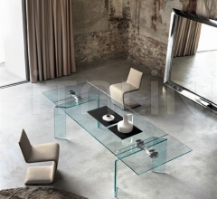 Раздвижной стол ray plus фабрика Fiam