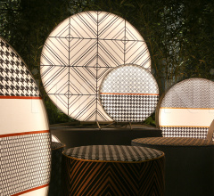 Итальянские Уличные светильники - Светильник BABU TEXTILE фабрика Contardi