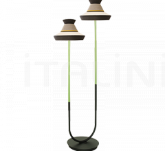 Итальянские Уличные светильники - Напольный светильник CALYPSO FL DOUBLE OUTDOOR фабрика Contardi