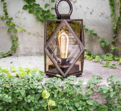 Итальянские Уличные светильники - Светильник MUSE LANTERN TA OUTDOOR BATTERY фабрика Contardi