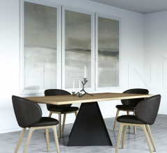 Итальянские Столы обеденные - Стол обеденный Monty-F Итальянские Столы обеденные - Стол обеденный Monty-F фабрика Domitalia