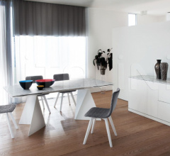 Итальянские Столы обеденные - Стол обеденный Euclide-A200 фабрика Domitalia