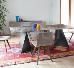 Итальянские Столы обеденные - Стол обеденный Euclide-F Итальянские Столы обеденные - Стол обеденный Euclide-F фабрика Domitalia