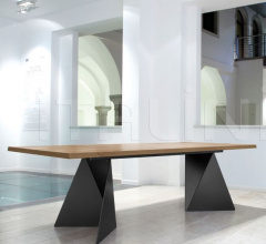 Итальянские Столы обеденные - Стол обеденный Euclide-F Итальянские Столы обеденные - Стол обеденный Euclide-F фабрика Domitalia