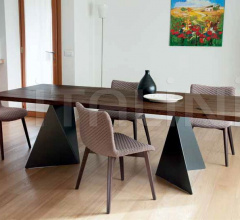 Итальянские Столы обеденные - Стол обеденный Euclide-F Итальянские Столы обеденные - Стол обеденный Euclide-F фабрика Domitalia