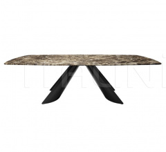 Итальянские Столы обеденные - Стол обеденный Tuile-BO Итальянские Столы обеденные - Стол обеденный Tuile-BO фабрика Domitalia