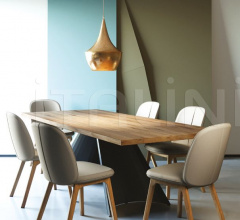 Итальянские Столы обеденные - Стол обеденный Tuile-F фабрика Domitalia