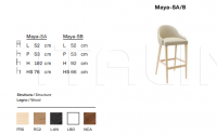 Барный стул Maya-SA/B Domitalia