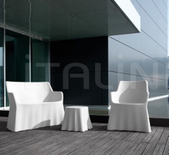 Итальянские Уличная мебель - Стул с подлокотниками Phantom-P фабрика Domitalia