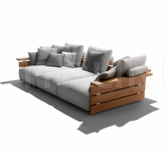 Итальянские Уличная мебель - Модульный диван Ontario фабрика Flexform
