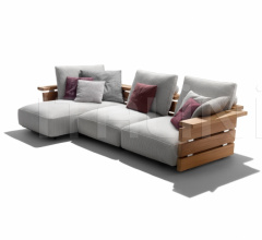 Итальянские Уличная мебель - Модульный диван Ontario фабрика Flexform