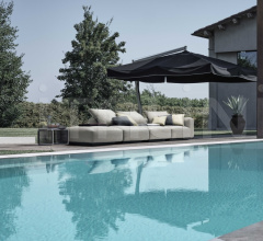 Итальянские Уличная мебель - Модульный диван Grandemare Outdoor фабрика Flexform