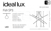 Подвесной светильник FISH SP3 Ideal Lux