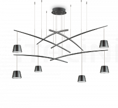 Итальянские Свет - Подвесной светильник FISH SP6 фабрика Ideal Lux