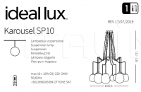 Подвесной светильник KAROUSEL SP10 Ideal Lux
