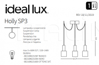 Подвесной светильник HOLLY SP3 Ideal Lux