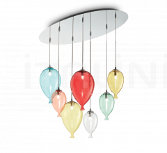 Итальянские Свет - Подвесной светильник CLOWN SP7 фабрика Ideal Lux