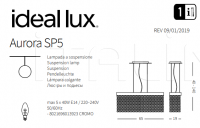 Подвесной светильник AURORA SP5 Ideal Lux