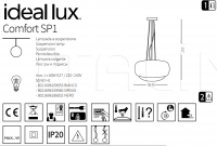 Подвесной светильник COMFORT SP1 Ideal Lux
