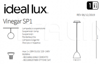 Подвесной светильник VINEGAR SP1 Ideal Lux