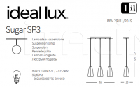 Подвесной светильник SUGAR SP3 Ideal Lux